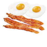 Ovos com bacon